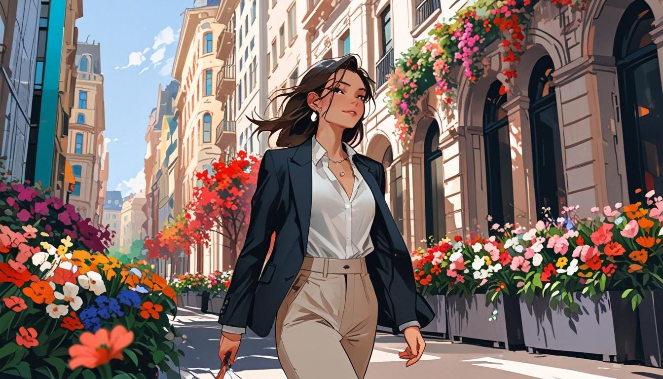 Le retour du blazer à taille de guêpe dans la mode féminine