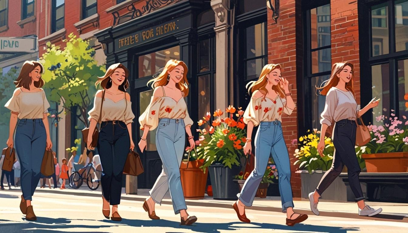 Gigi Hadid et la tendance des tops à volants à New York